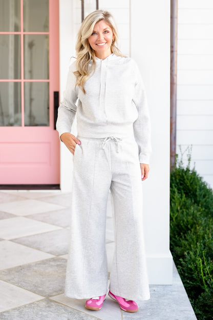 Poppy Day Door Buster! Zenana Scuba Drawstring Wide Leg Pants