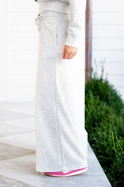 Poppy Day Door Buster! Zenana Scuba Drawstring Wide Leg Pants