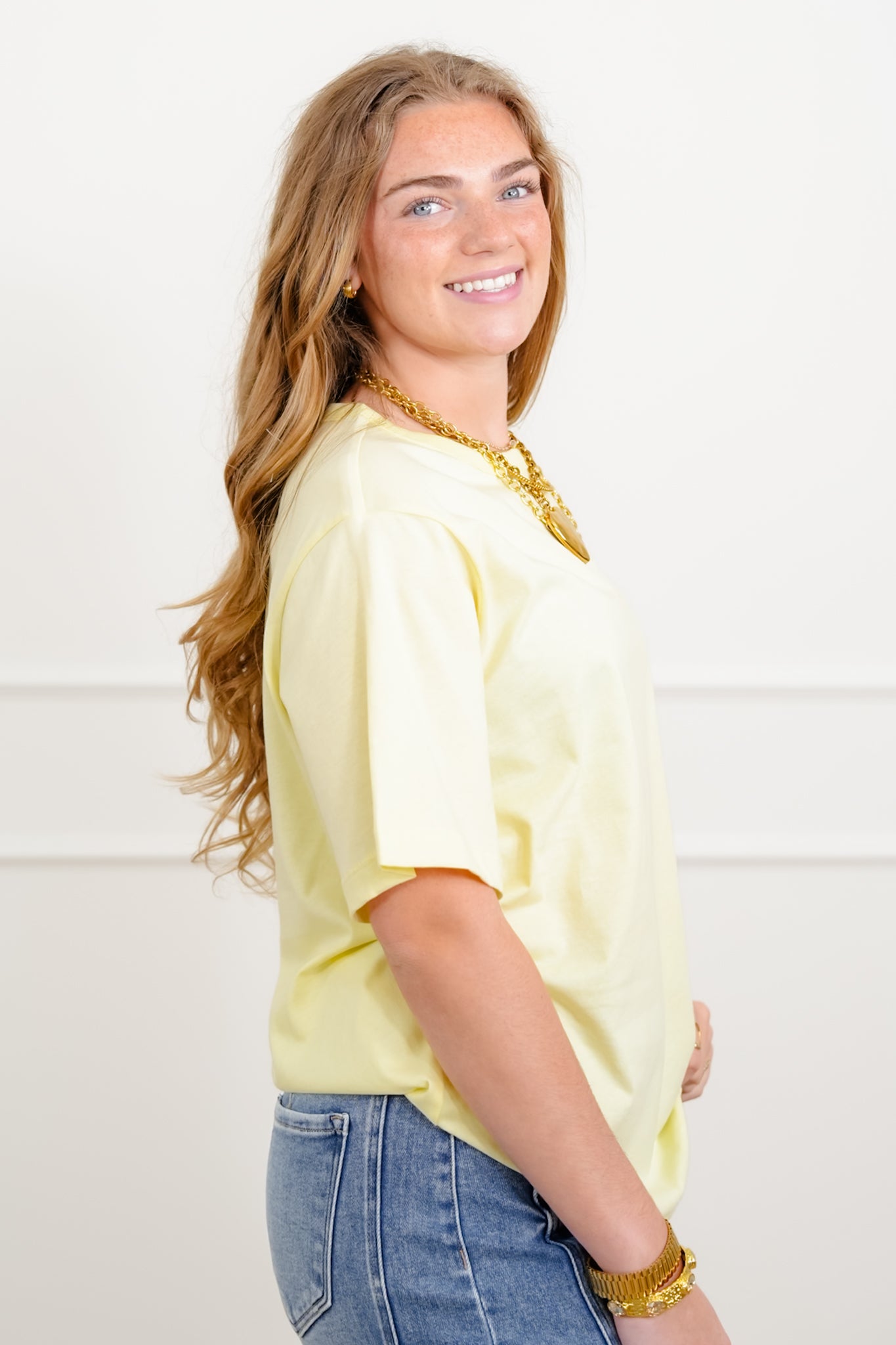 Door Buster! Solid Short Sleeve Crew Neck Tee