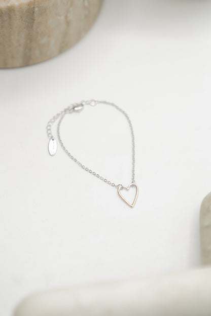 Open Heart Bracelet