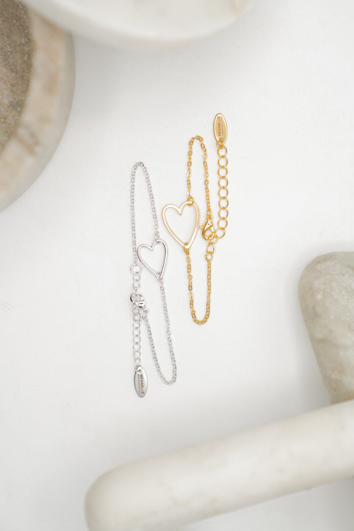Open Heart Bracelet