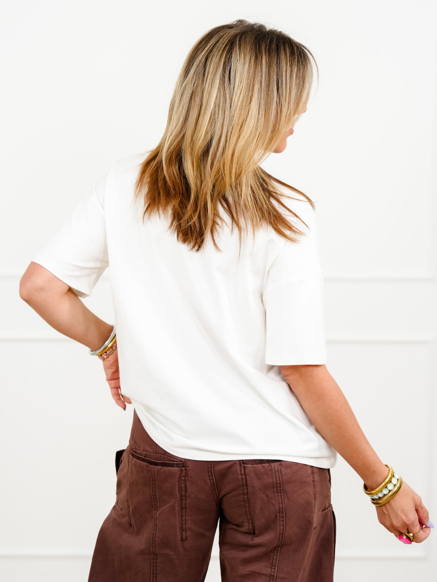 Short Sleeve "Been In The Saddle Before, Cowboy" Graphic Top