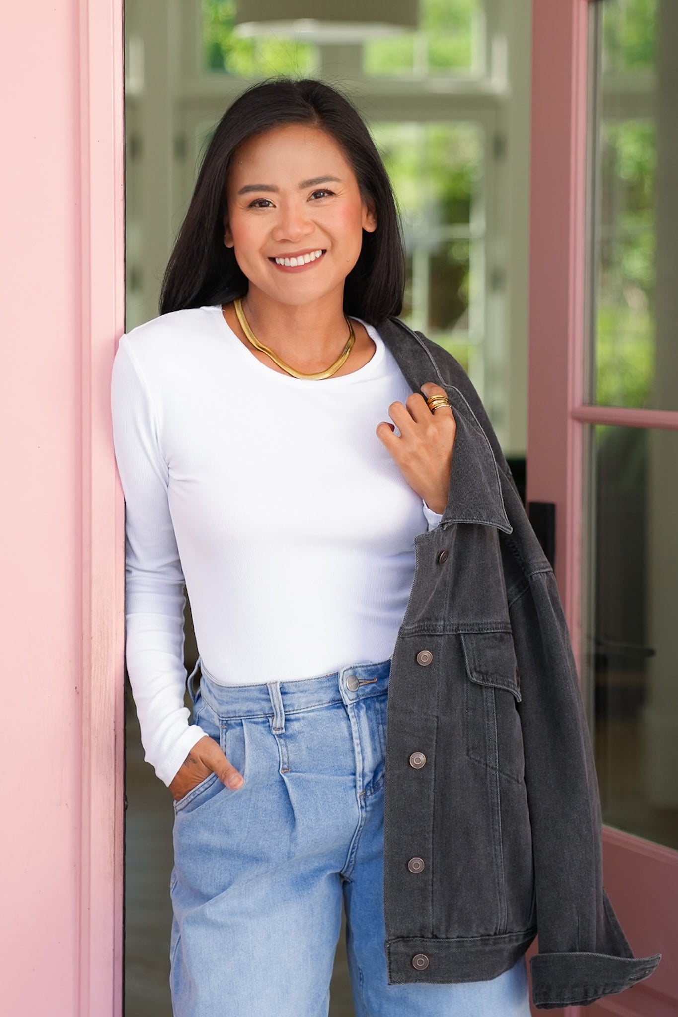 Door Buster! Plus/Reg Ribbed Knit Long Sleeve Crew Neck Top