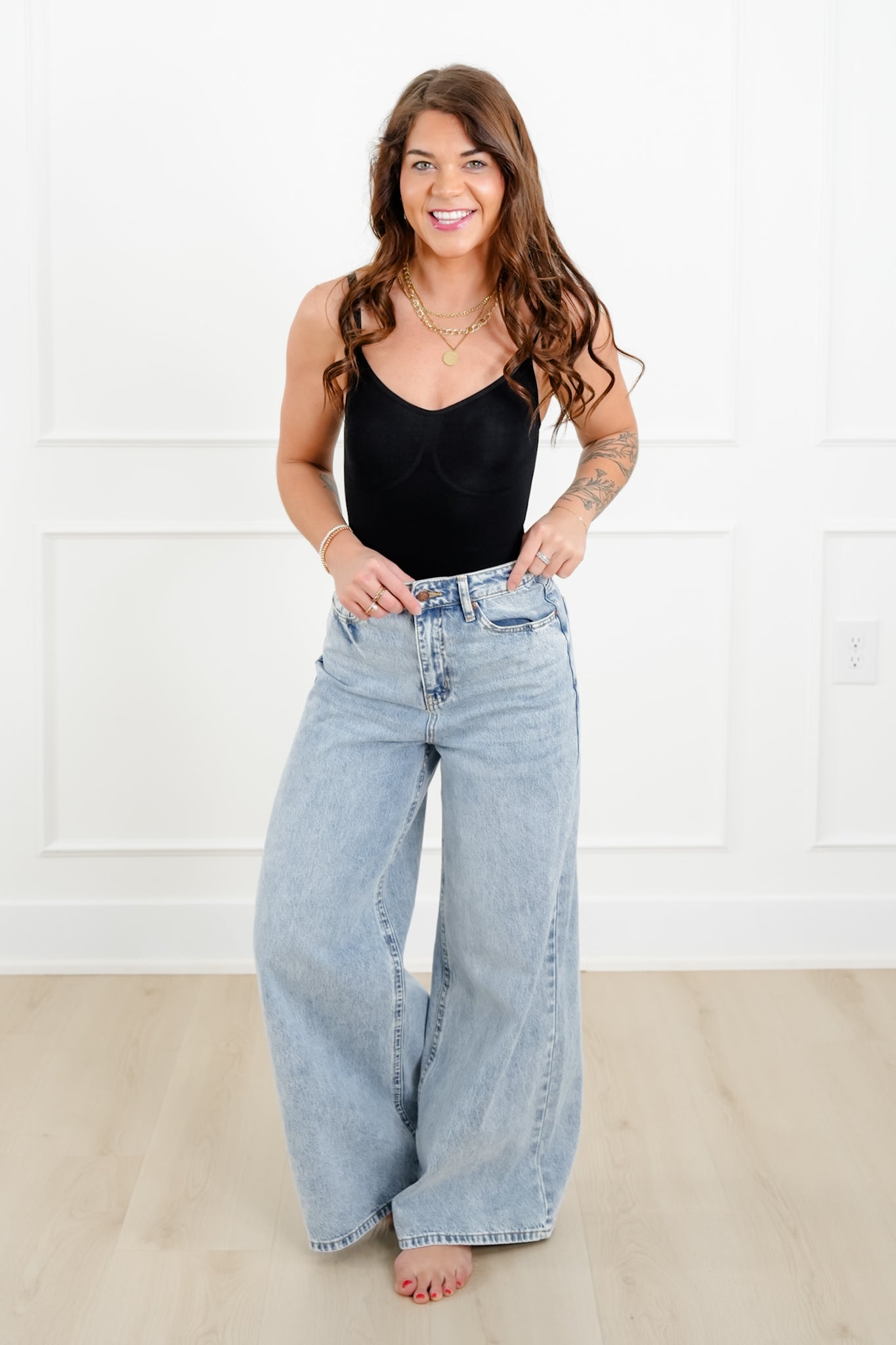 Plus/Reg Solid Sleeveless Seamless Bodysuit *Final Sale*