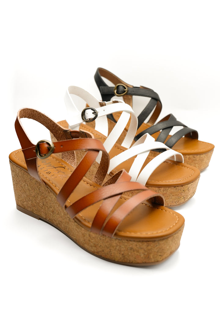 Blowfish Vegan Leather Strappy Wedge Sandal