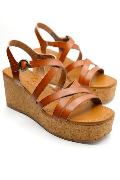 Blowfish Vegan Leather Strappy Wedge Sandal
