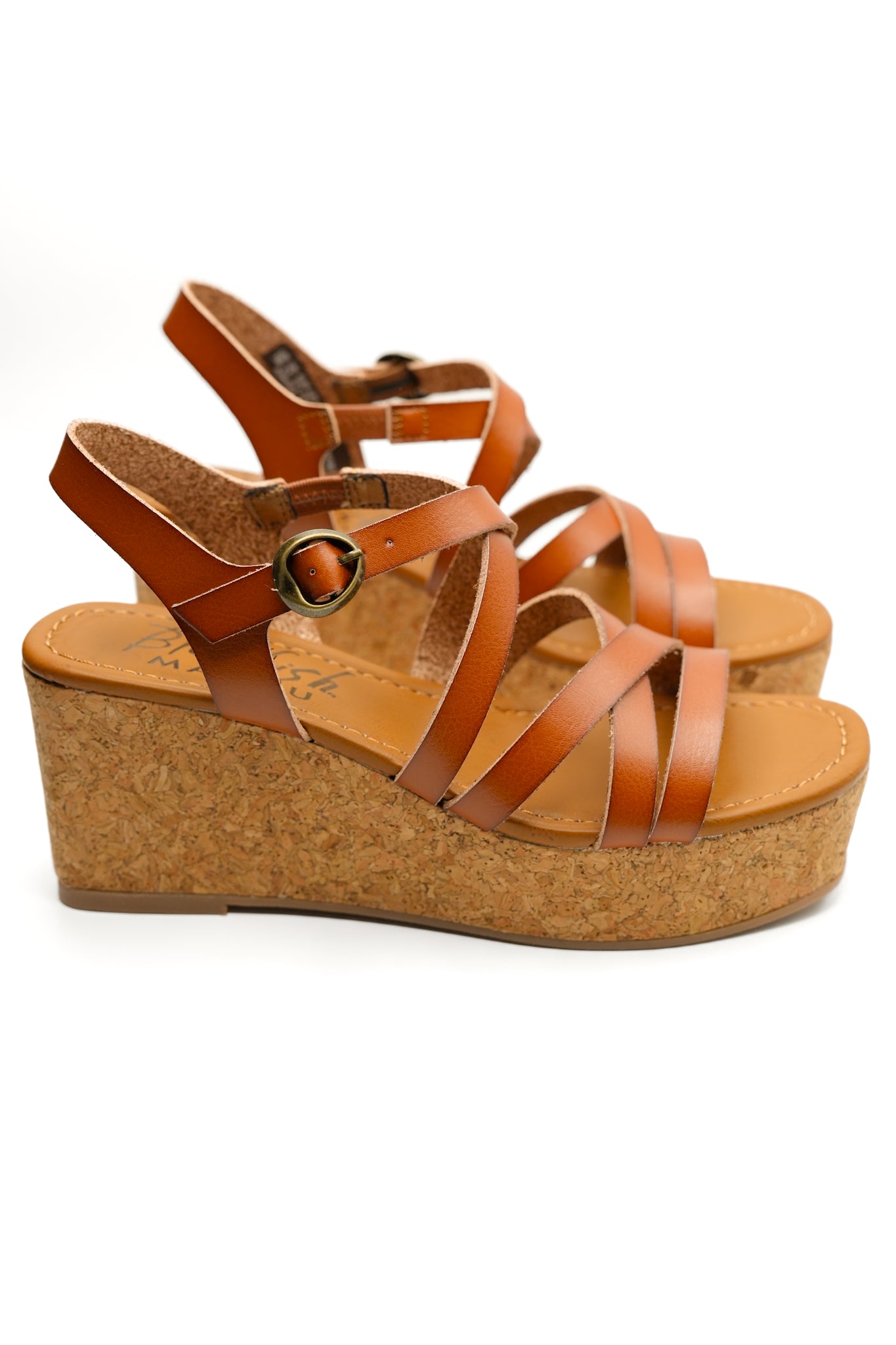 Blowfish Vegan Leather Strappy Wedge Sandal