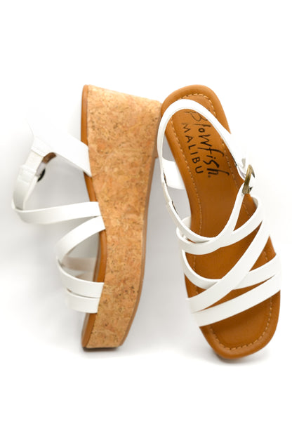 Blowfish Vegan Leather Strappy Wedge Sandal