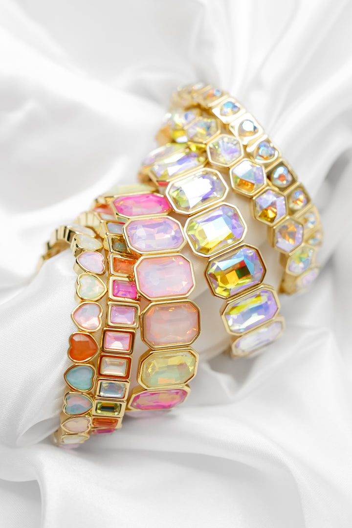 Treasure Jewels Sparkle Heart Stack Set