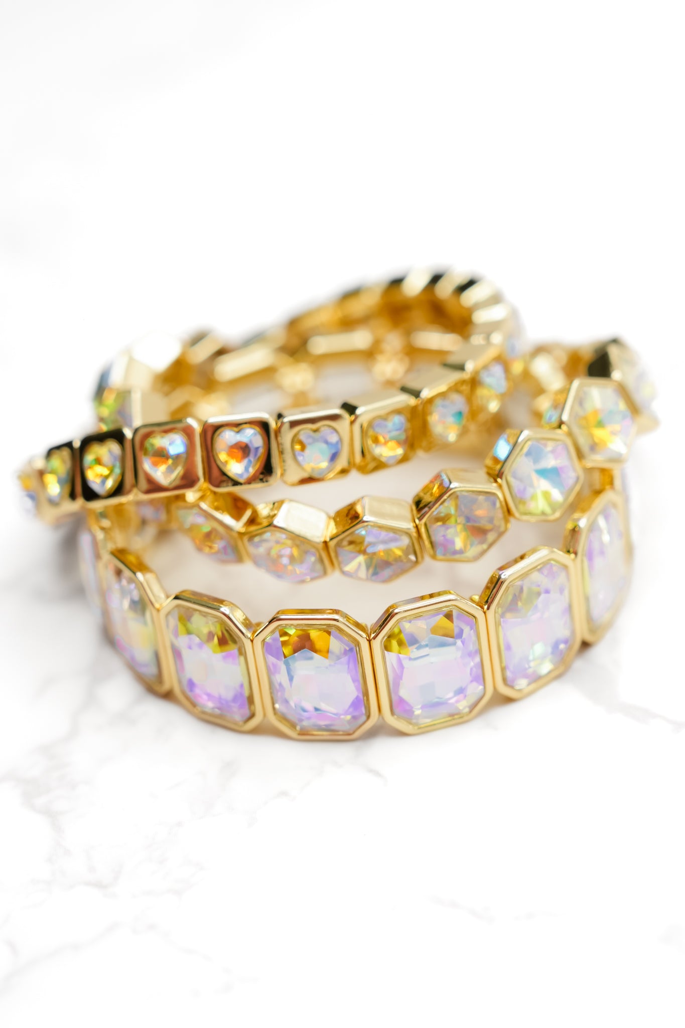 Treasure Jewels Sparkle Heart Stack Set