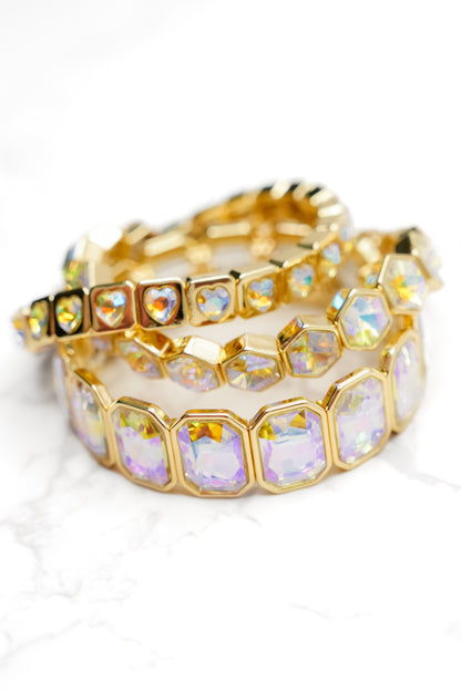 Treasure Jewels Sparkle Heart Stack Set