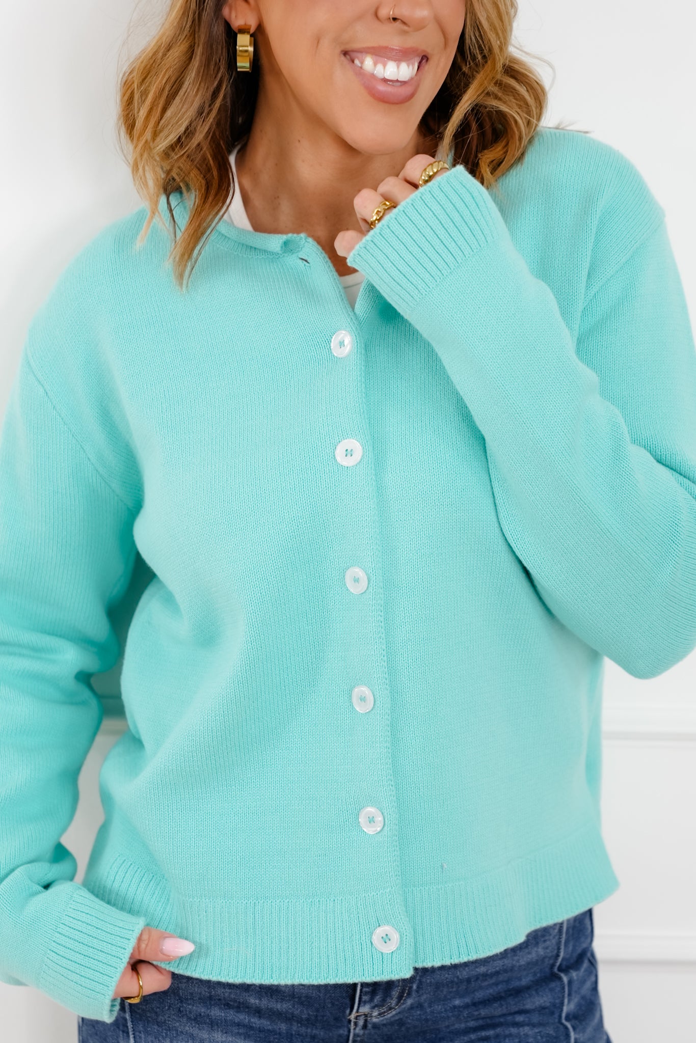 Long Sleeve Button Down Cardigan