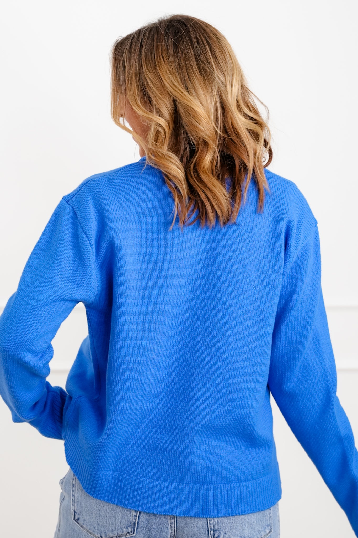 Royal Long Sleeve Button Down Cardigan