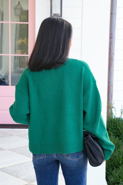 Knit Long Sleeve Button Down Cardigan