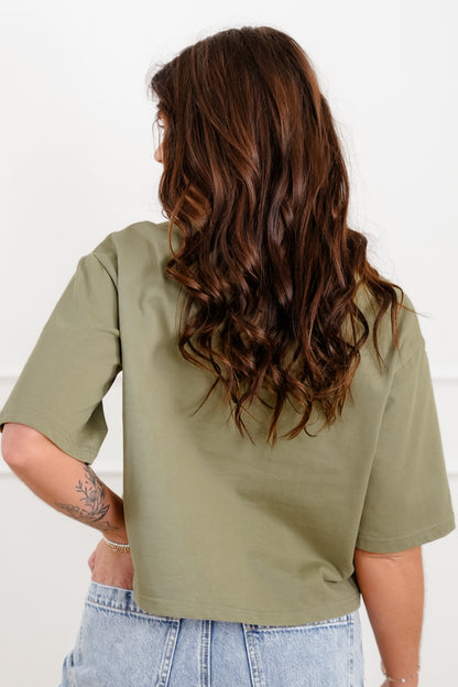 Plus/Reg "The Marlow" Nico Threads Short Sleeve Crew Neck Top