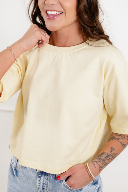 Plus/Reg "The Marlow" Nico Threads Short Sleeve Crew Neck Top