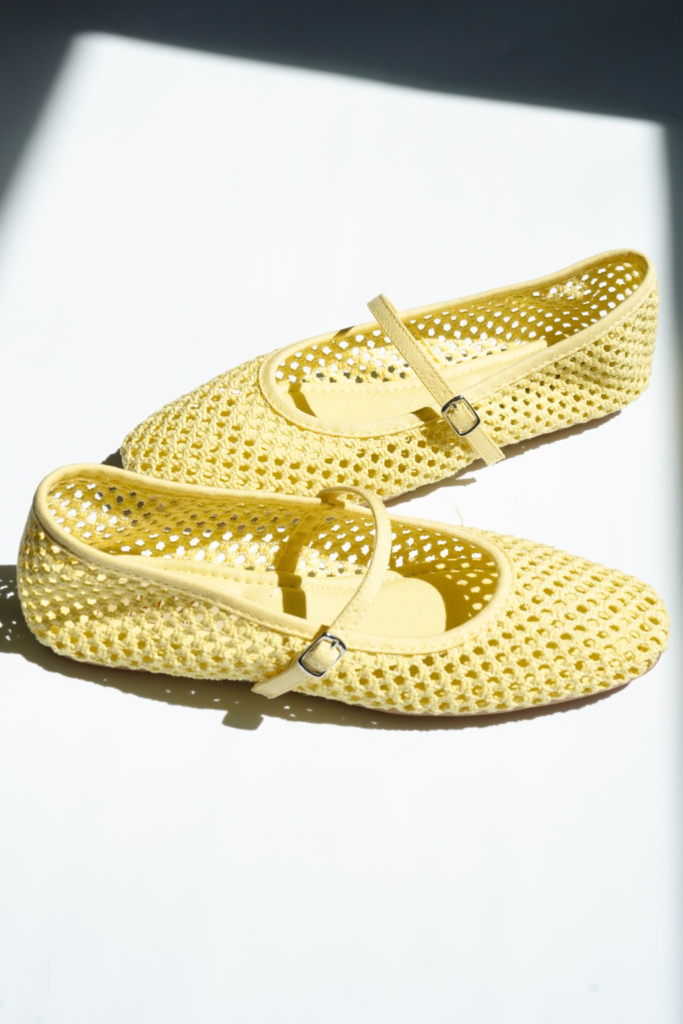 MIA Mesh Mary Jane Flat with Buckle Strap