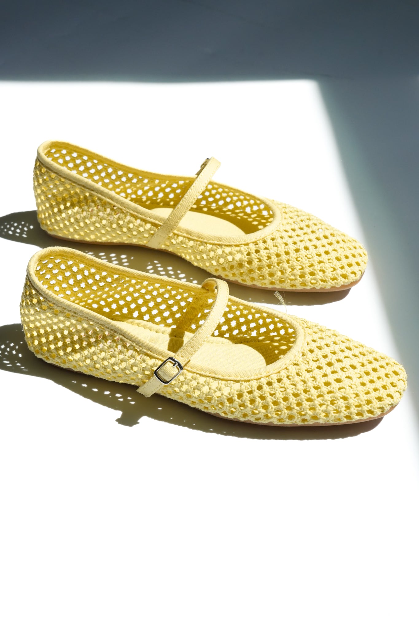 MIA Mesh Mary Jane Flat with Buckle Strap