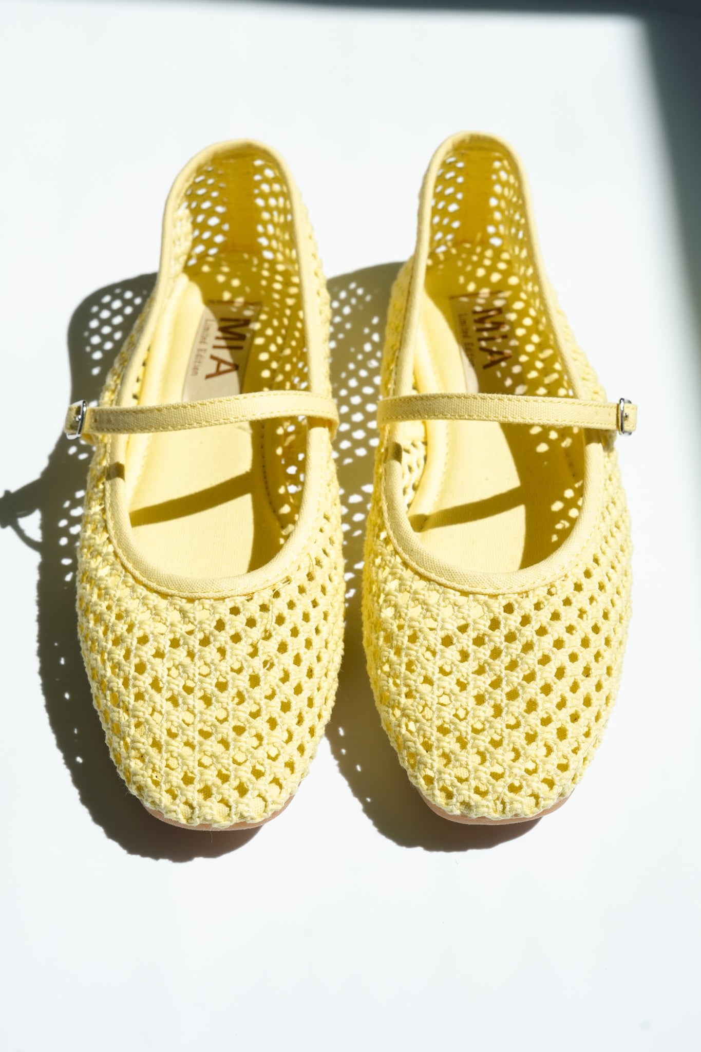 MIA Mesh Mary Jane Flat with Buckle Strap