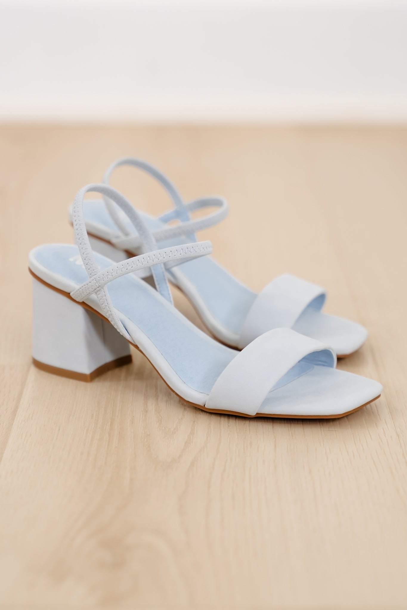 MIA Open Toe Slingback Block Heel Sandal