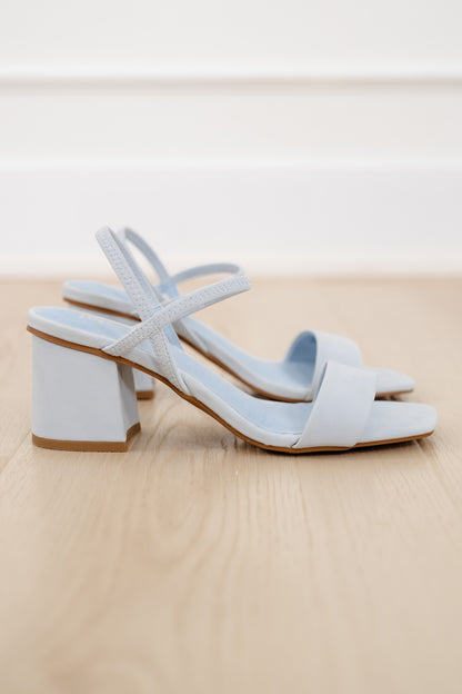 MIA Open Toe Slingback Block Heel Sandal