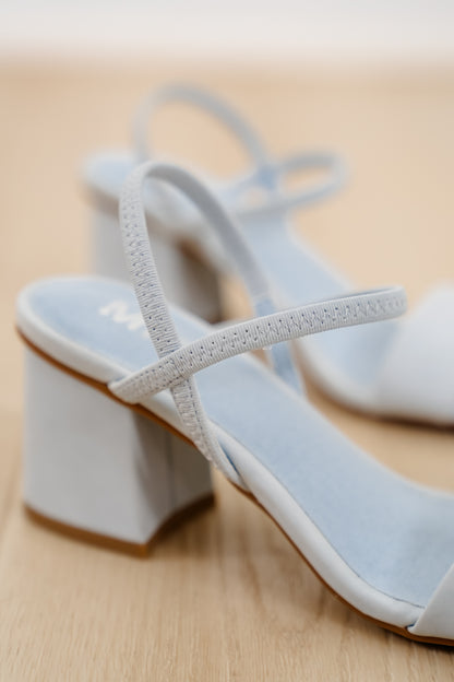 MIA Open Toe Slingback Block Heel Sandal