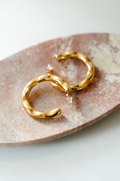 Raising Surfers Windrift Hoop Earrings