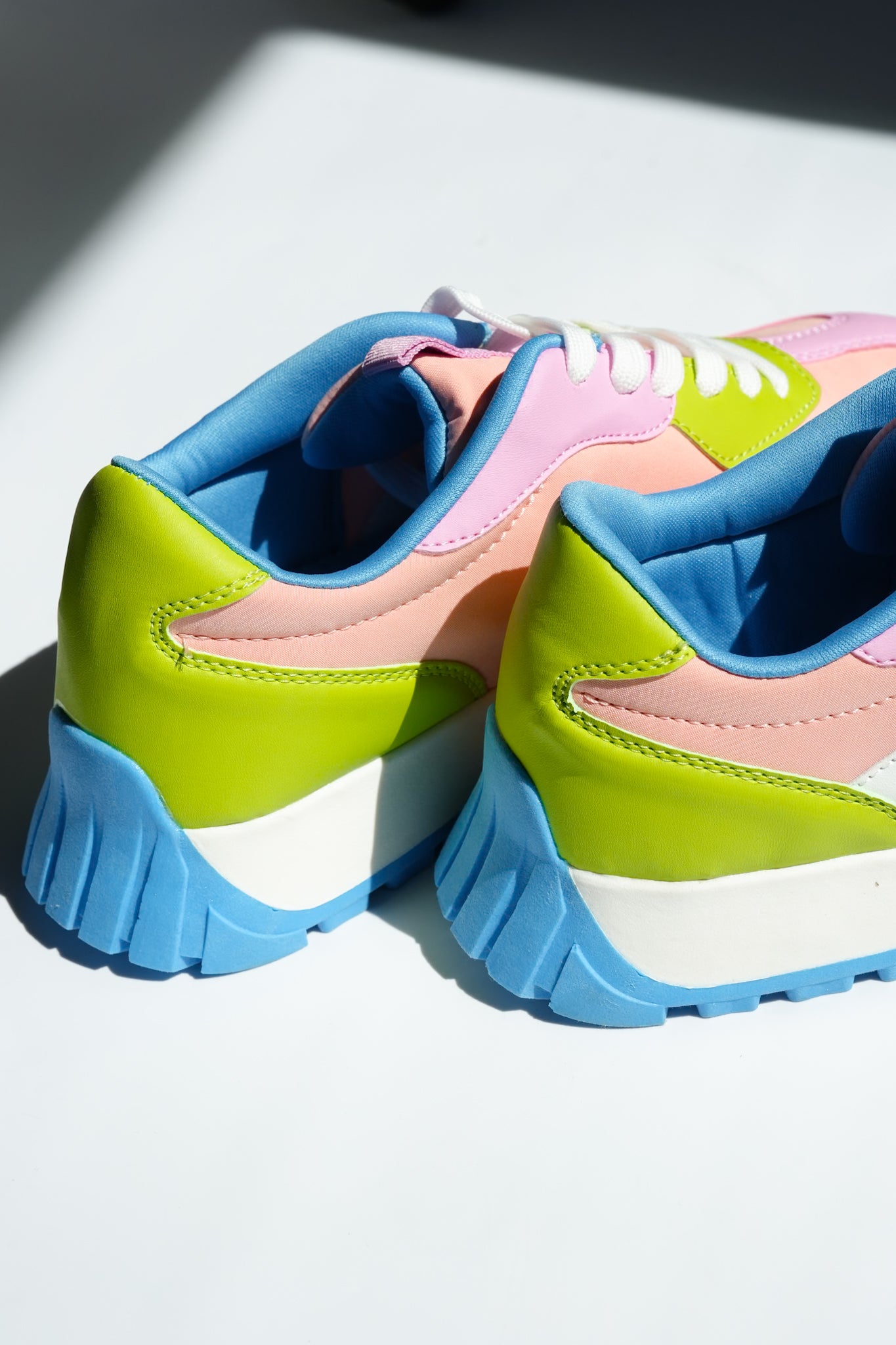 Restock! Chunky Retro Sneaker with Mixed Panel Design