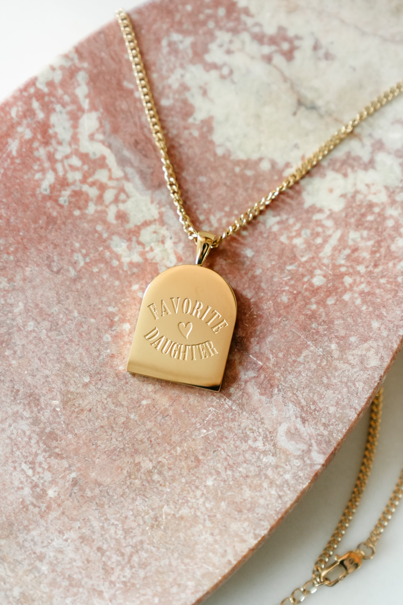 Raising Surfers Favorite Daughter Necklace