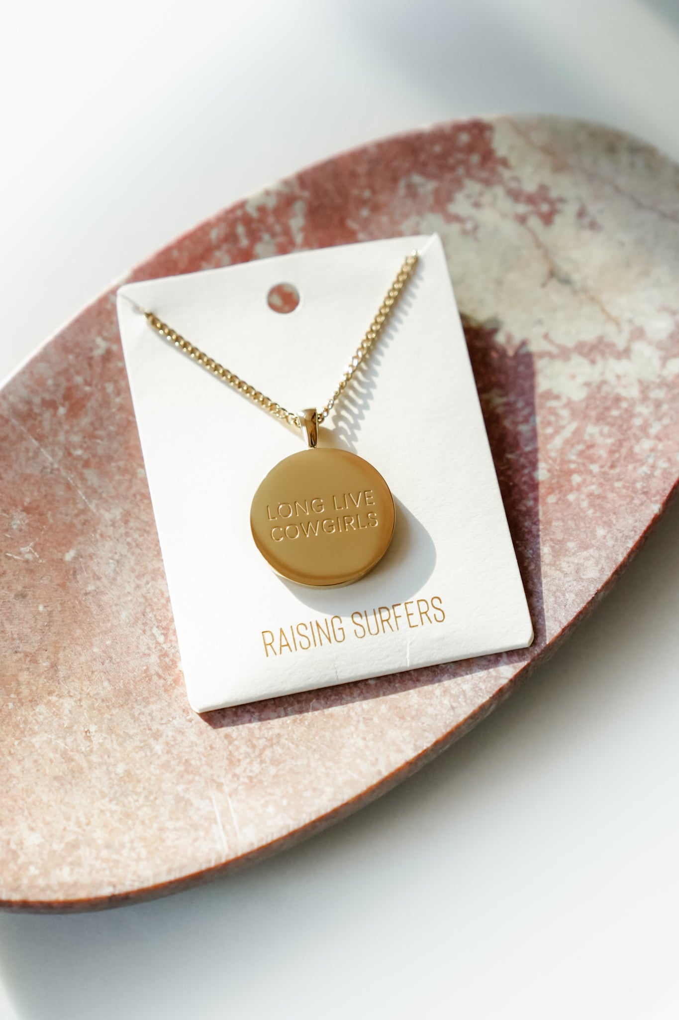 Poppy Day Raising Surfers Long Live Cowgirls Necklace