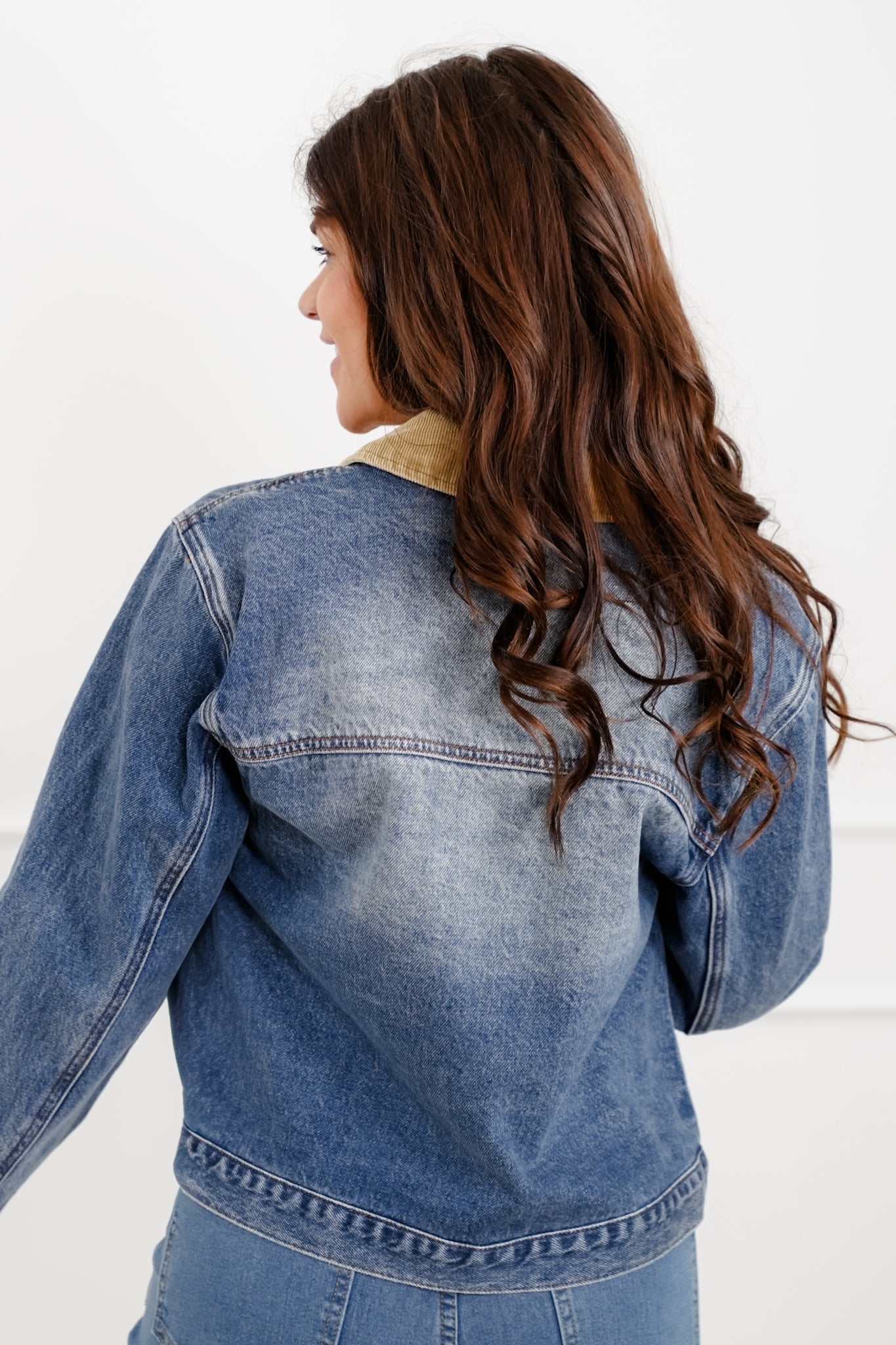 Plus/Reg Judy Blue Medium Wash Barn Jacket