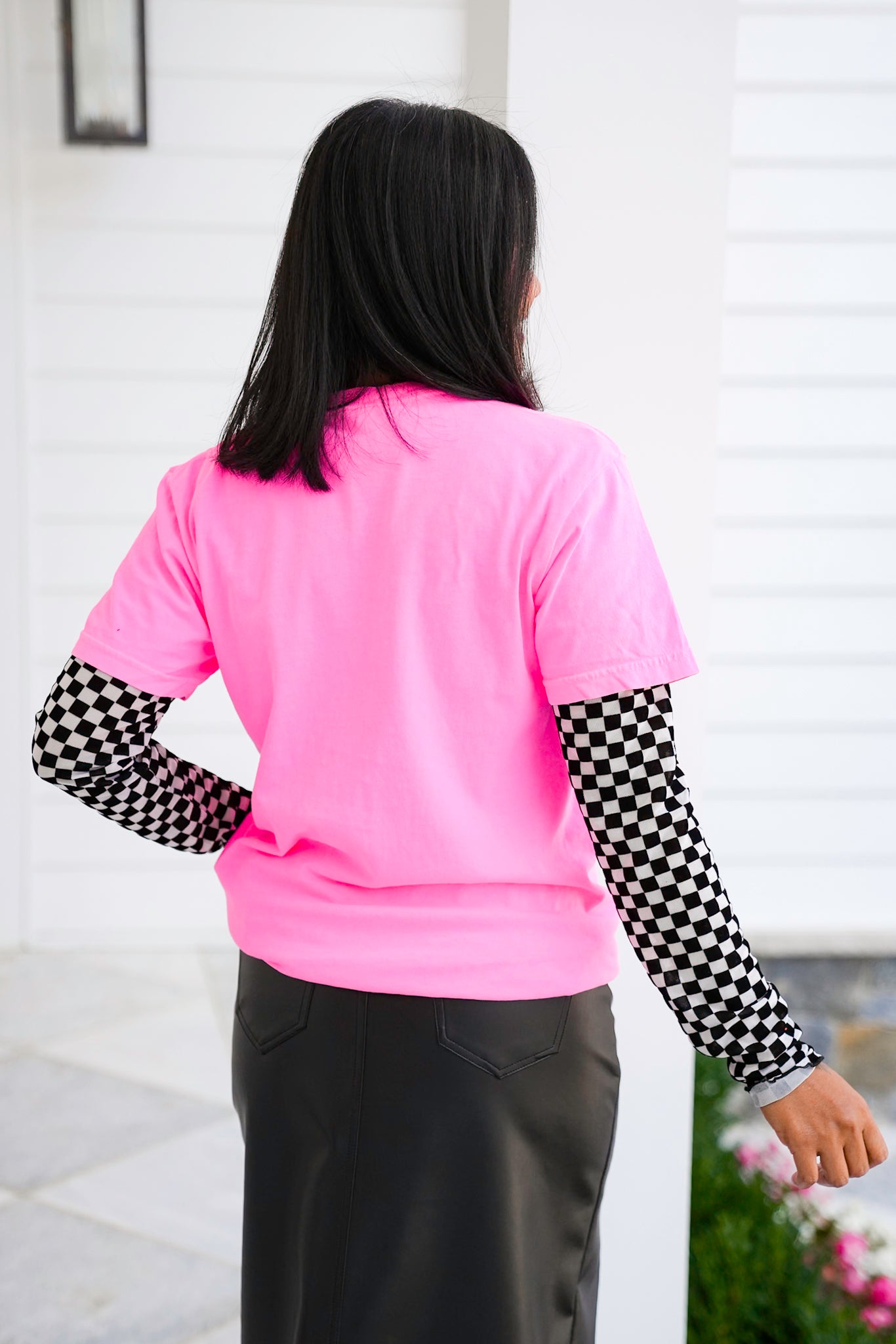 Plus/Reg Short Sleeve Retro Ghost Graphic Tee