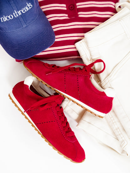 Shu Shop Vegan Suede Lace Up Sneaker