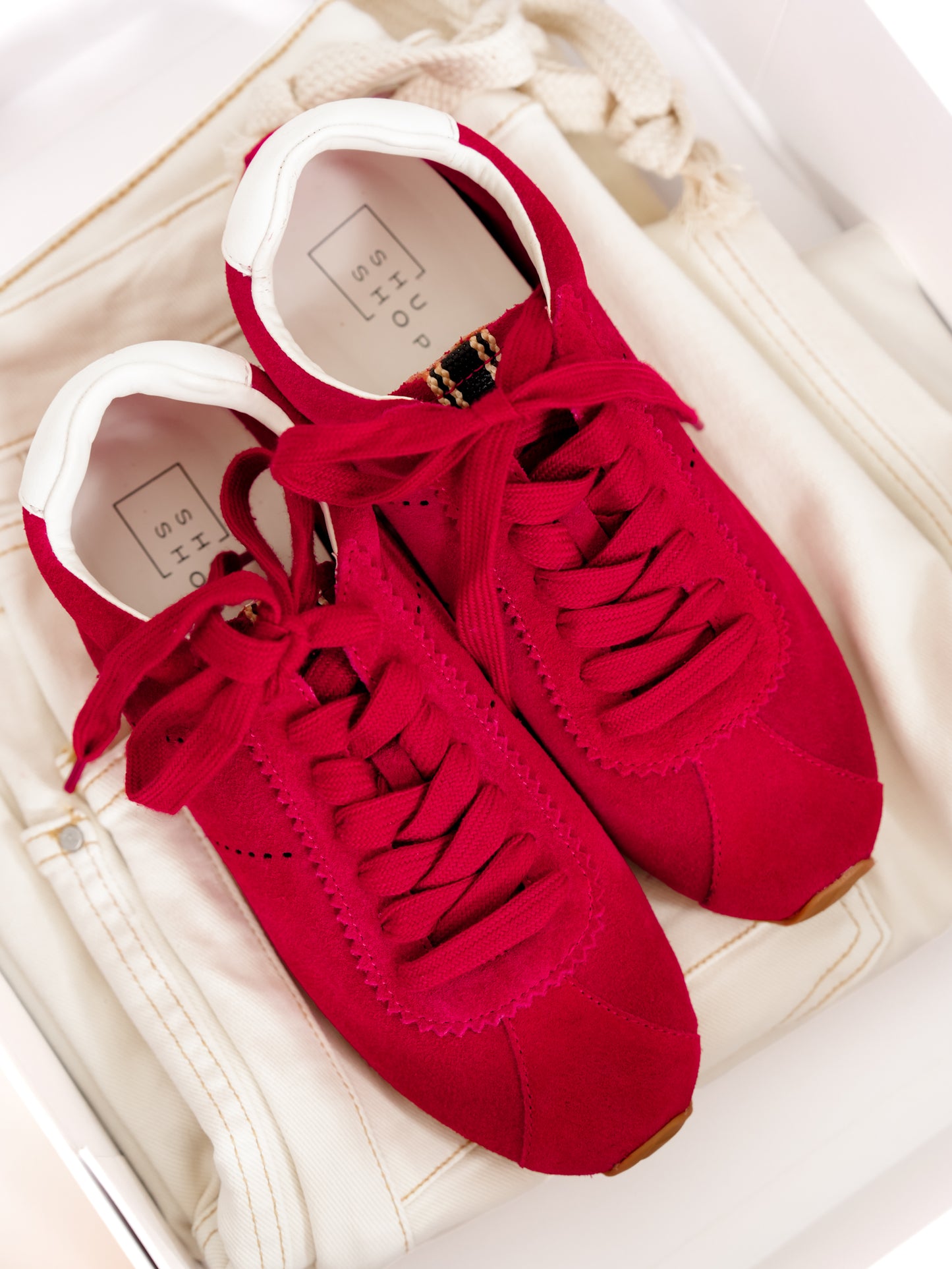 Shu Shop Vegan Suede Lace Up Sneaker