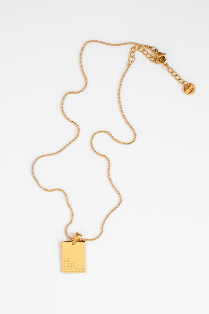Mila + Stevie He Does Miracles Empowerment Necklace - Freckled Poppy