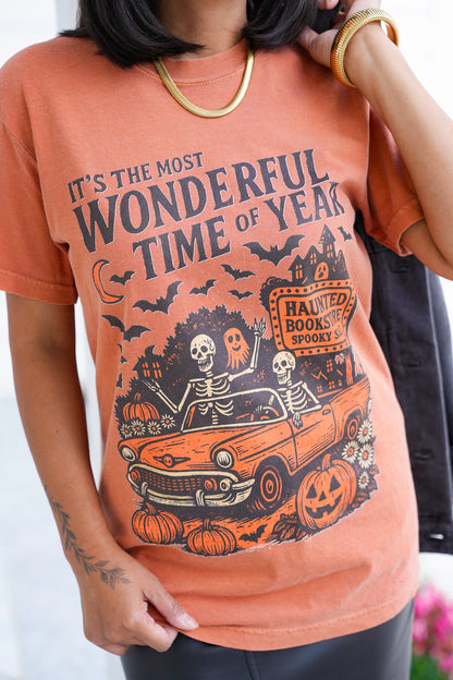 Plus/Reg Short Sleeve "Most Wonderful Time Of Year" Graphic Tee