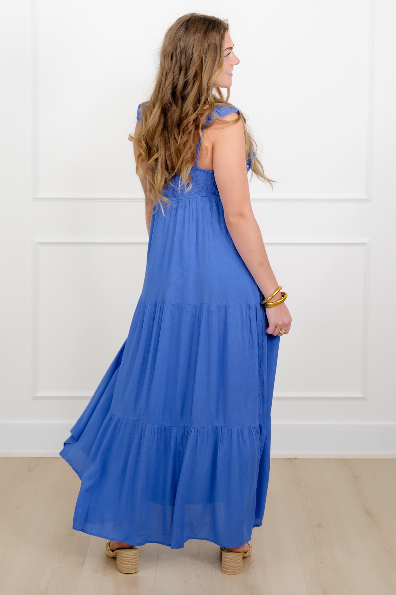 Sleeveless Ruffle Button Up Maxi Dress Freckled Poppy Sleeveless Ruffle Button Up Maxi Dress Freckled Poppy