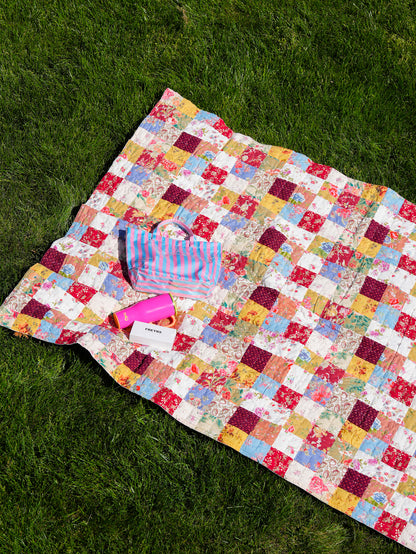 POL Quilted Throw Blanket
