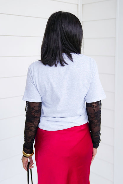 Plus/Reg Short Sleeve Halloween Candy Hearts Graphic Tee