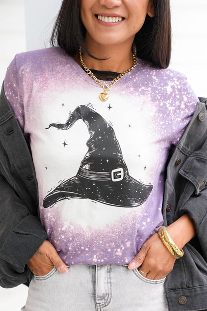 Plus/Reg Short Sleeve "Witch Hat" Graphic Tee