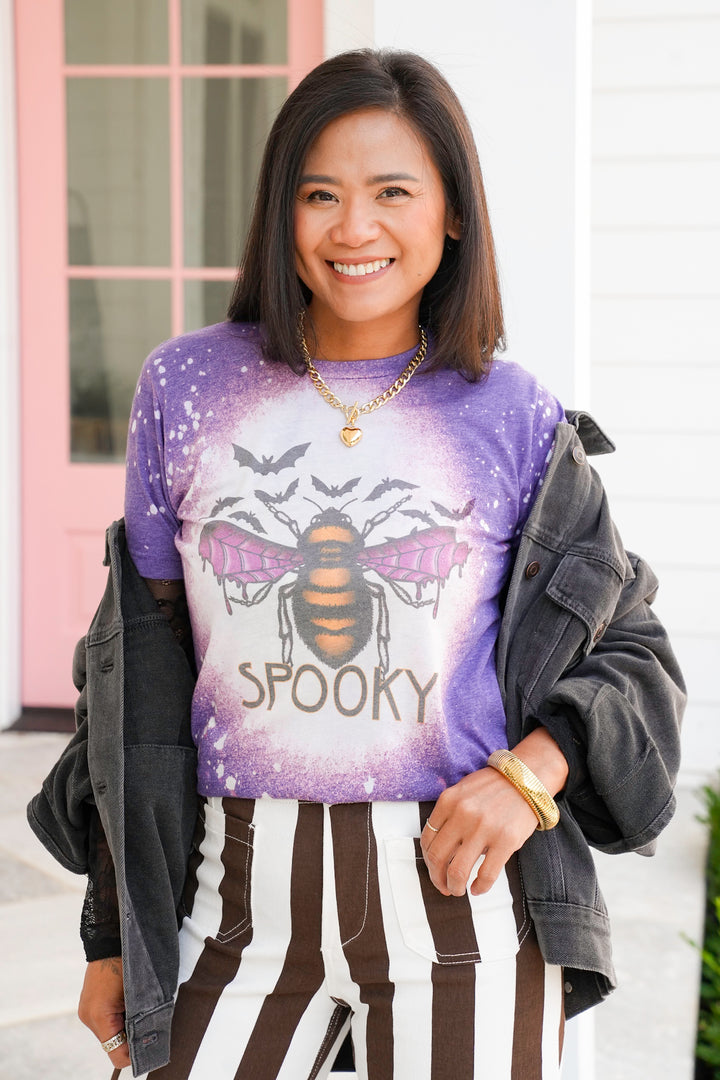 Plus/Reg Short Sleeve "Bee Spooky" Graphic Tee