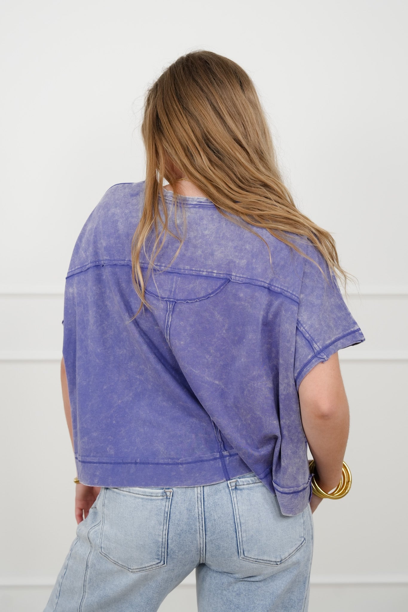 Door Buster! Zenana Acid Washed Oversized Top