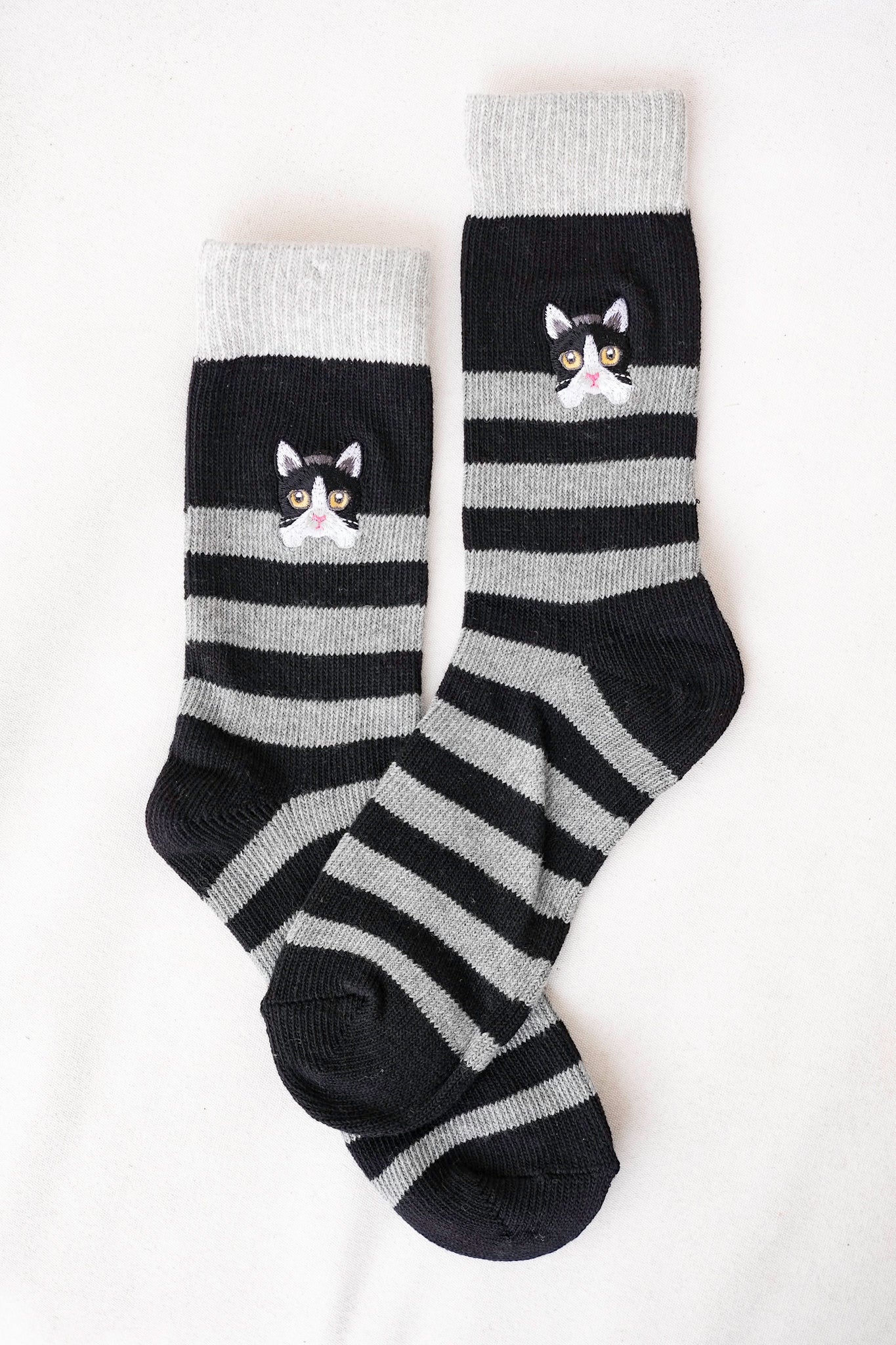 Just Hanging Embroidered Crew Socks