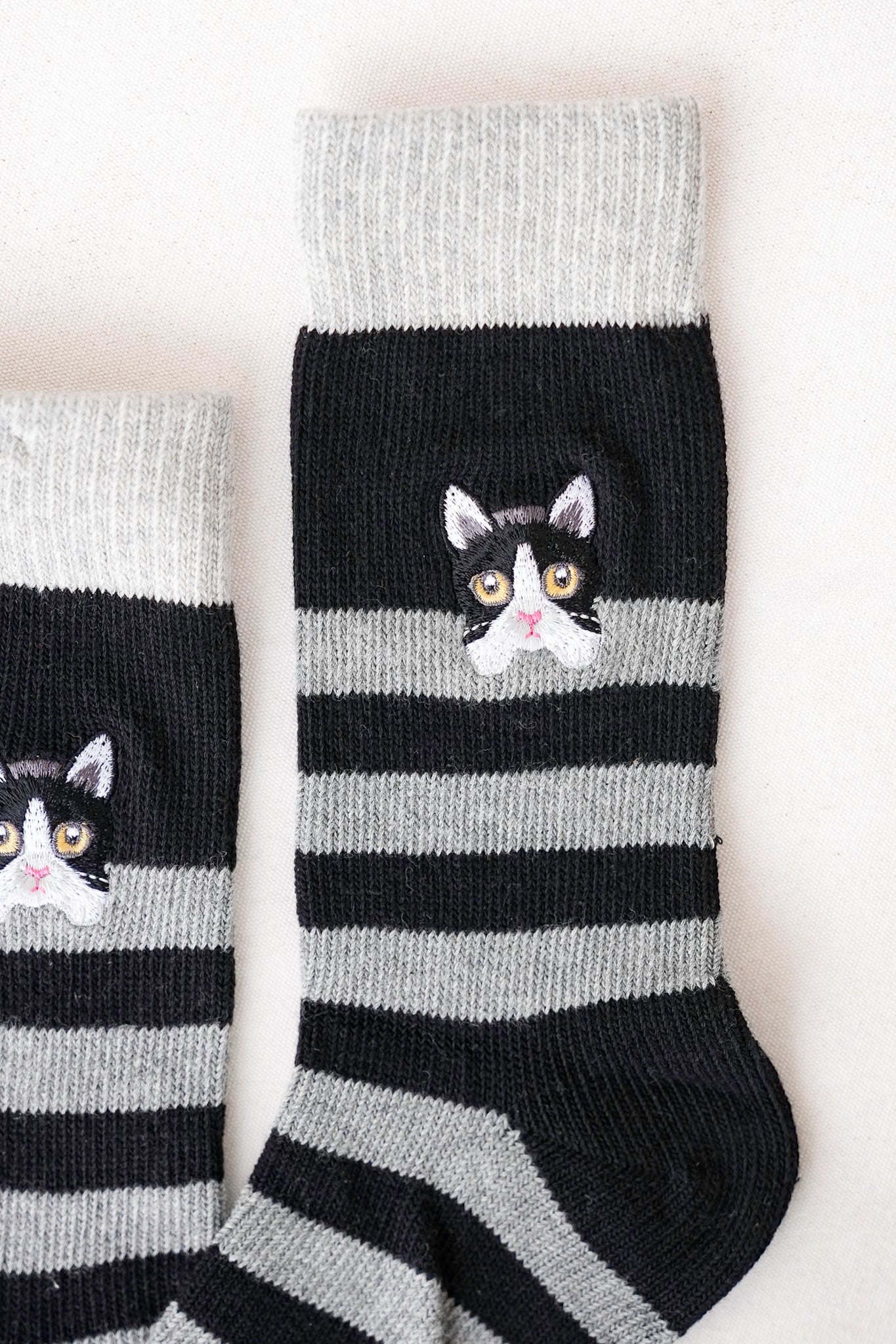 Just Hanging Embroidered Crew Socks