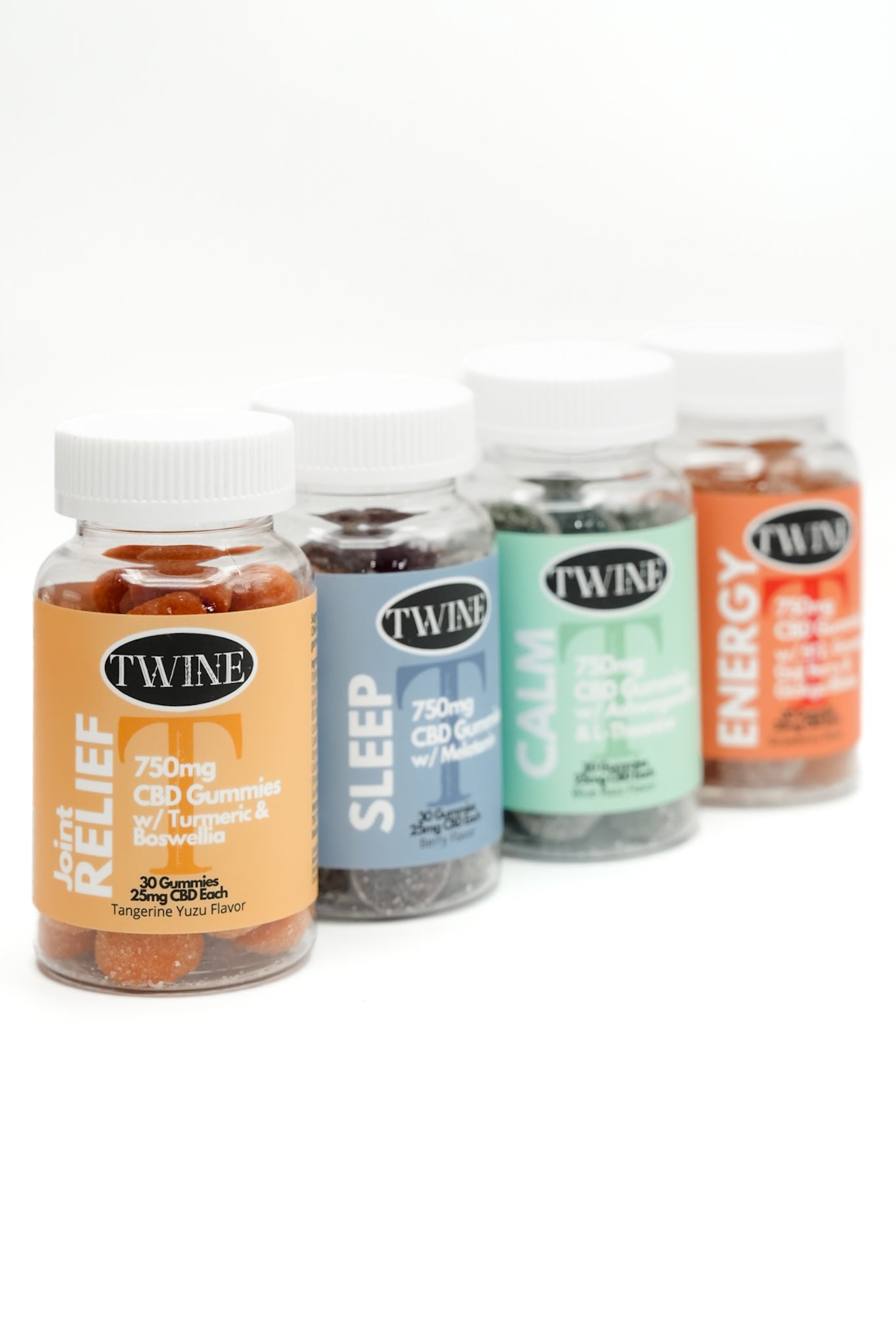 Restock! Twine 750mg Healing Gummies 99% Pure Organic 30pcs-Assorted Flavors *Final Sale*