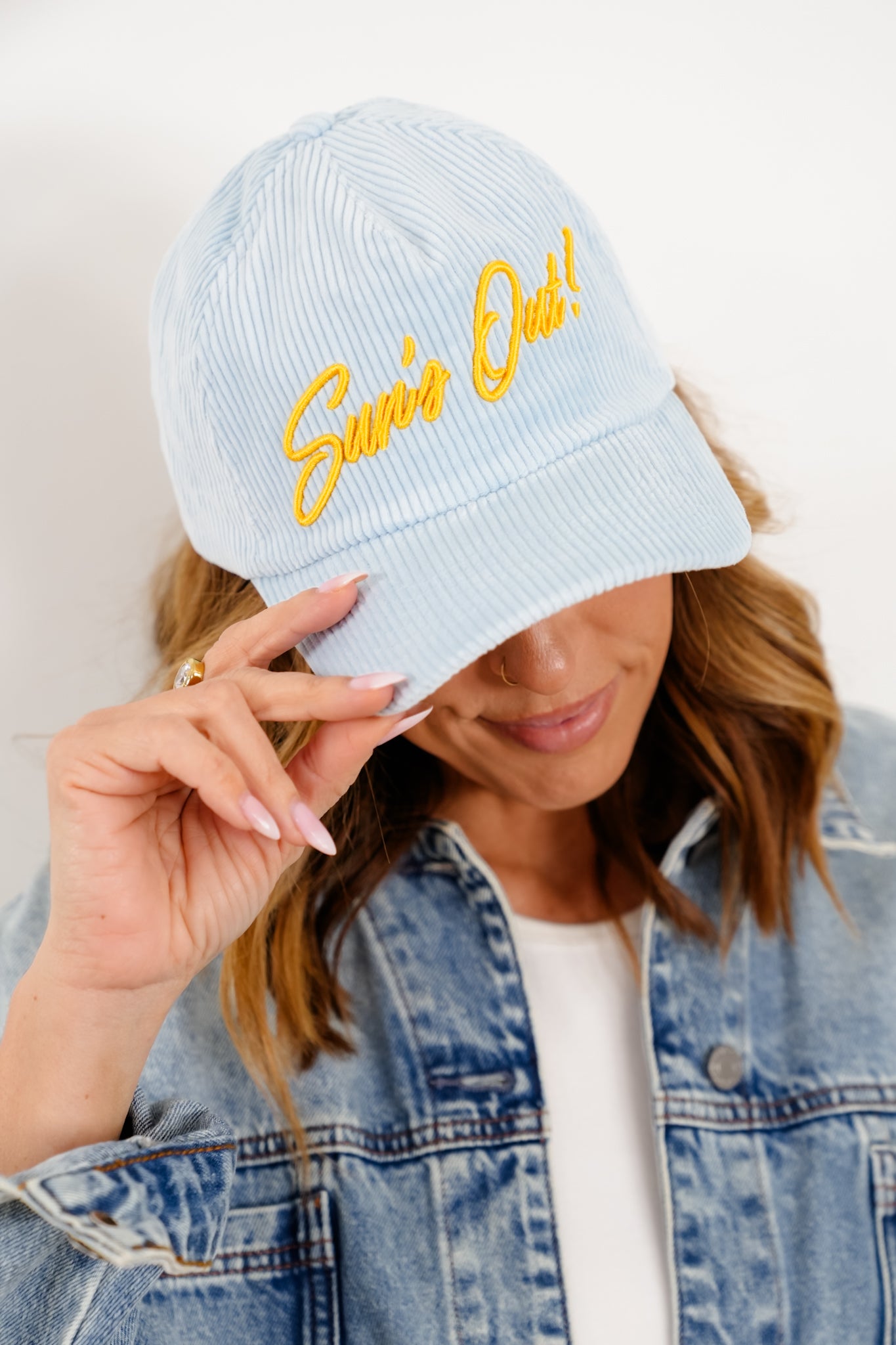 Sun's Out Buns Out Corduroy Trucker Hat