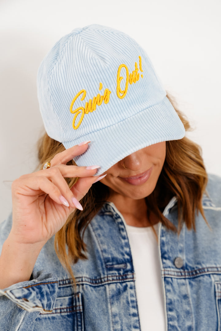Sun's Out Buns Out Corduroy Trucker Hat