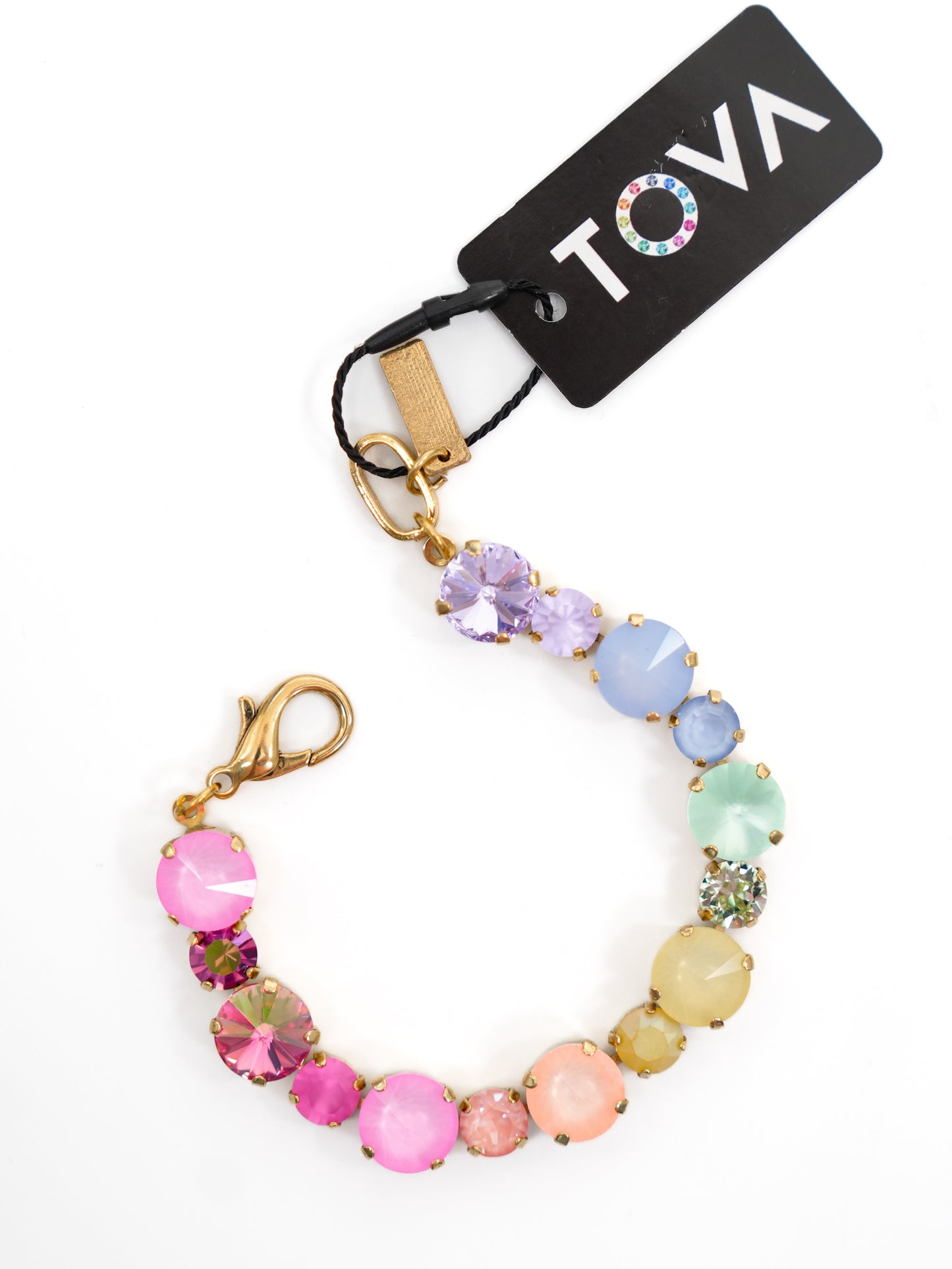 TOVA Jean Colorful Pastel Crystal Bracelet