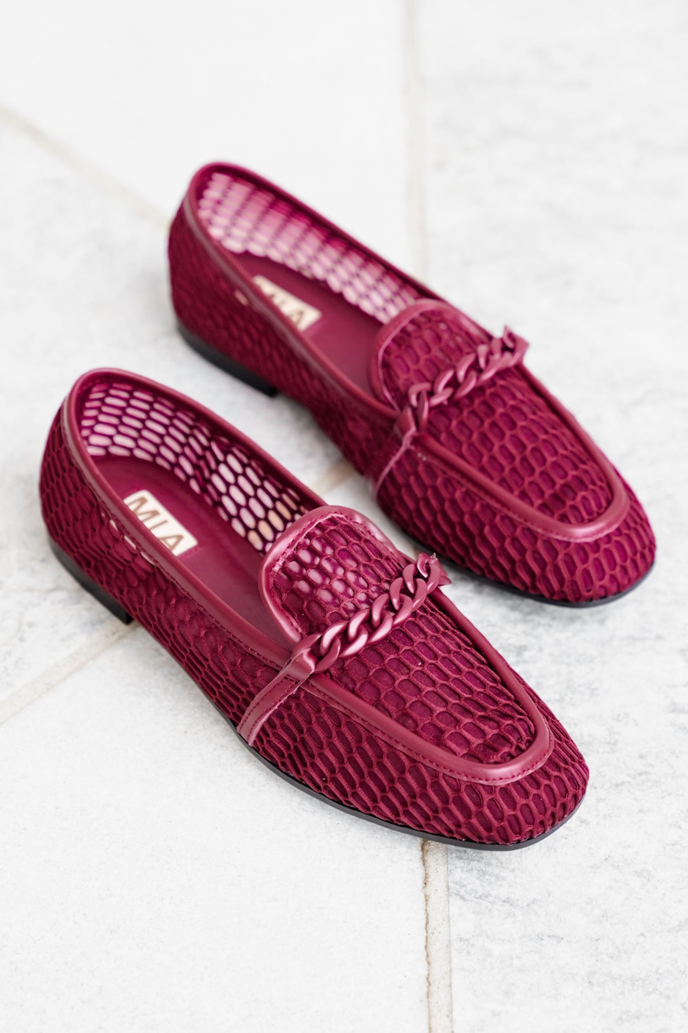 MIA Lightweight Mesh Loafer with Chain