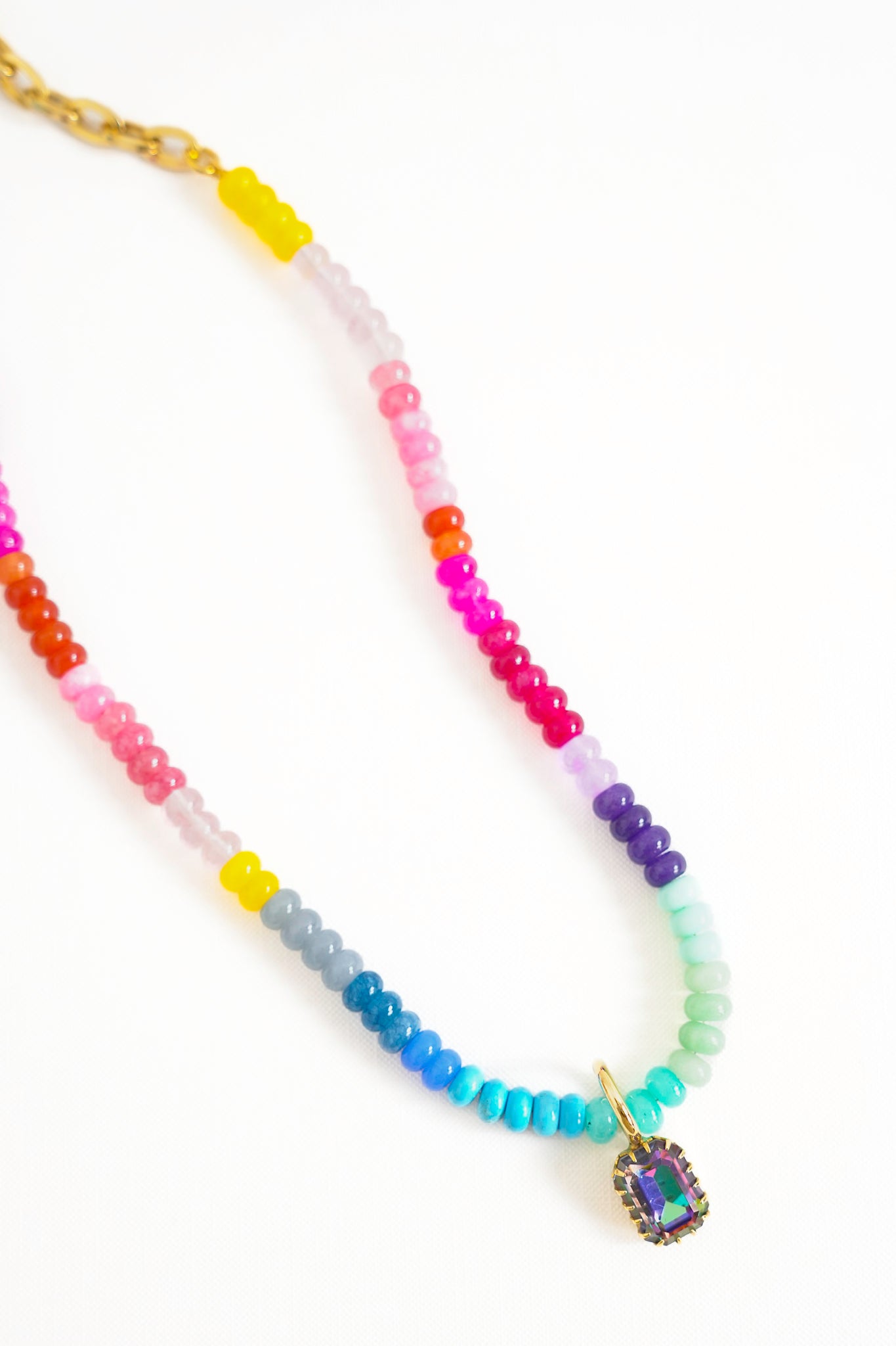TOVA Candy Rainbow Necklace